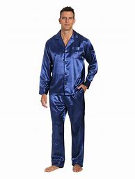 Image result for Men's Blue Sleepwear Set