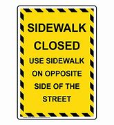 Image result for No Sidewalk Chalk Sign