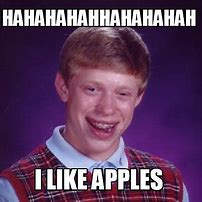 Image result for Smiling Apple Meme