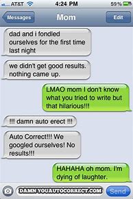 Image result for Funny Autocorrect Clean