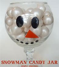 Image result for DIY Snowman Candy Jar
