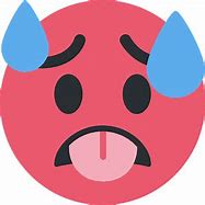 Image result for Hot Face Emoji Transparent