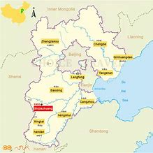 Image result for Hebei Province China Map