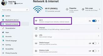 Image result for Go to WiFi Settings
