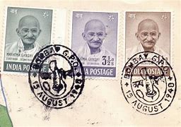 Image result for Gandhi Stamps