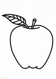 Image result for Outline Pic of Apple