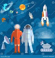 Image result for Astronaut and Rocket
