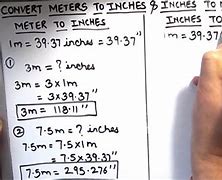 Image result for 21 Inches in Meters