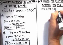Image result for Height Meters to Inches