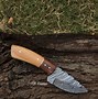 Image result for Damascus Steel Hunting Knife