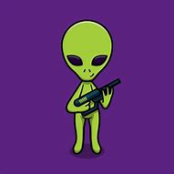 Image result for Cartoon Alien Gun