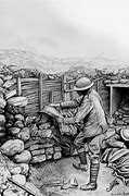 Image result for WW1 Trenches Drawing