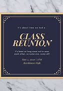 Image result for School Alumni Homecoming Invitation White Background