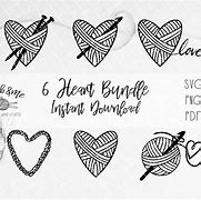 Image result for Crochet Heart SVG