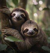Image result for Sloths Hugging