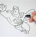 Image result for Simple Superman Drawing