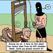Image result for gallows humour cartoon