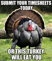 Image result for Thanksgiving Timesheet Meme