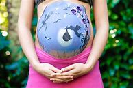 Image result for Painted Pregnant Bellies