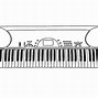 Image result for Keyboard with Music Notes Free Clip Art