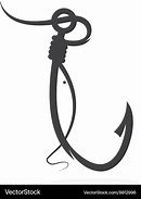 Image result for Fish Hook Vector Art