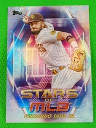 Image result for Star of MLB Frnado Tatis Jr Baseball Card