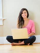 Image result for Woman Sitting with Laptop
