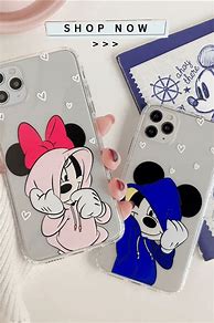 Image result for Clear Neck Phone Case for iPhone 12 Minnie