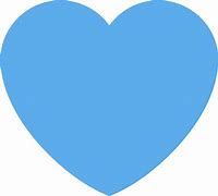 Image result for Blue Heart Emoji No Background