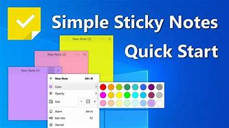 Image result for Simple Sticky Notes