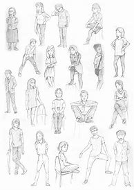 Image result for Sketches of Human Figures