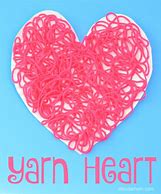 Image result for Valentine Yarn Hearts Crafts