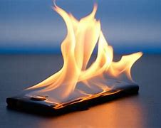 Image result for Burning Phone