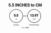 Image result for 5 in to Cm