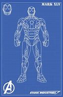 Image result for Iron Man Suitcase Suit Blueprints