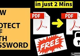 Image result for How to Password Protect PDF Free
