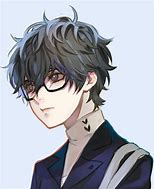 Image result for Anime Boy Glasses Headphones