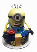 Image result for Simple Minion Cake