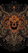 Image result for Demon Skull Wall Ornament