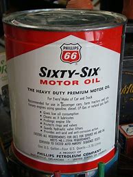 Image result for Phillips 66 Motor Oil Can