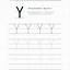 Image result for Letter Y Tracing for Toddlers