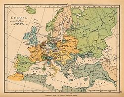 Image result for old europe map 1800s