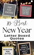 Image result for New Year Letter Board Quotes