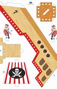 Image result for Pirate Papercraft