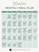Image result for Monthly Healthy Meal Plan