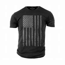Image result for American Flag T-Shirt with a Grey Background