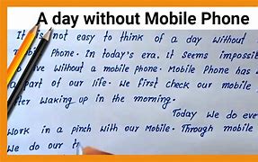 Image result for A Day without Mobile Phone