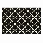Image result for Black and White Geometric Rug