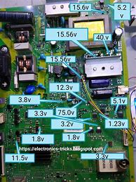 Image result for Diagram On a Power Board for a Sharp TV Fuses