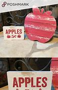 Image result for Wooden Apple Signs